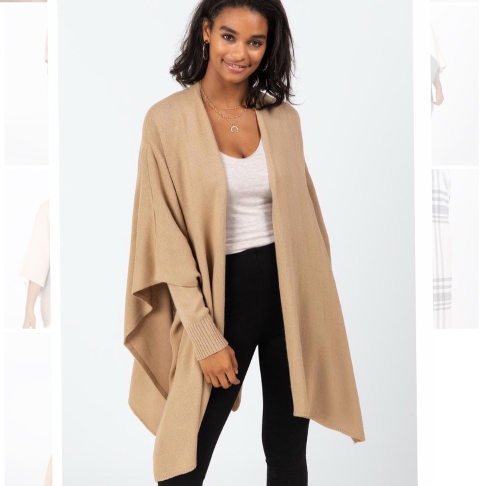 Francesca’s poncho sweater